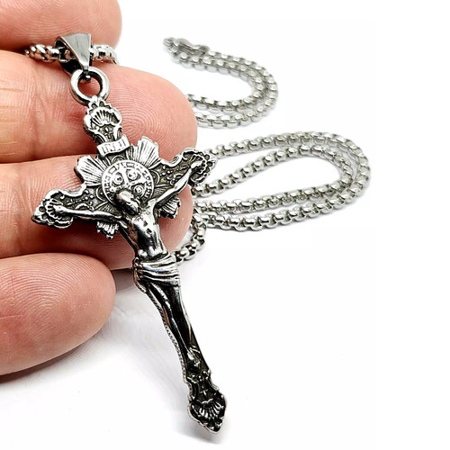 Kruzifix kreuz halskette - kreuz,