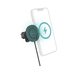 Hama Wireless Qi Fast Charger KFZ-Ladegerät MagChargeCar FC15 15W , 00201697