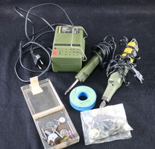 Proxxon Set: Netzgerät, Lötgerät, Handschleifgerät + Zubehör siehe Foto!