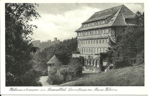 Helmarshausen diemel bad - ak,