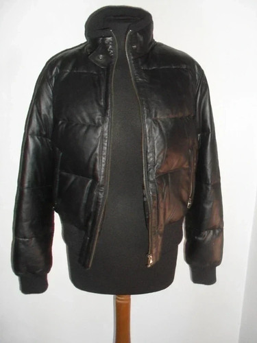 Sisley echtleder daunenjacke - sisley,