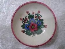 Hindelanger HK Keramik Wandtellerchen - Handgefertigt - Vintage um 1950/60