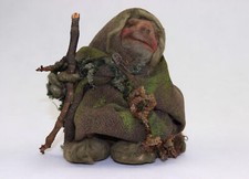 uralter Troll Waldgeist Gnom Wichtel Kobold Moosweiblein Vintage Mid Century