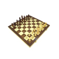 Schachbrett mit Figuren Gr. L