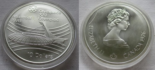 Dollar silber münze canada - 10,