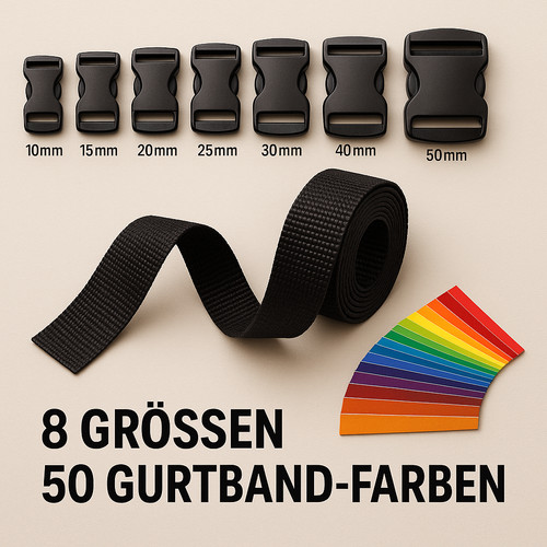 Gurtband mit schnalle 15 - mit, 10,
