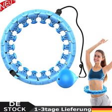 Smart Hula Hoop Massage Fitness Bauchtrainer Gymnastikreifen 24Teile Hoola Hoops