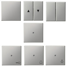 GIRA System55 E2   Edelstahl - Wippen Wippe Schalterabeckungen ALTE GENERATION!