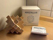 Steckpuzzle Holzpuzzle Knobelspiel Kristallus