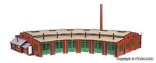 Vollmer H0 45758 Sechsständiger Ringlokschuppen mit Türschließvorrichtung