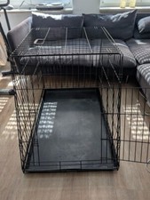 Transportkäfig für große Hunde einklappbar für Kofferraum