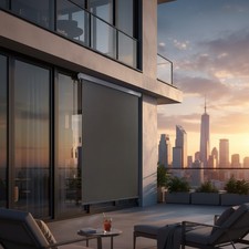 Senkrechtmarkise Balkon