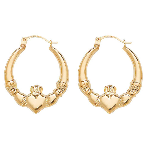 Creolen ohrringe gelbgold - 9, kt