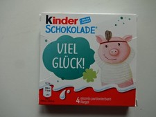 2024/25 " Kinder Schokolade Werbung / Motiv Lachendes Glücksschwein