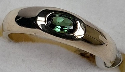 Ring gold 333 smaragd - ring,