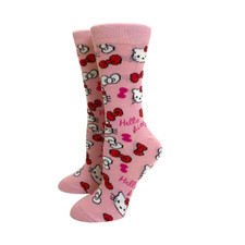Motivsocken "Kitty" rosa