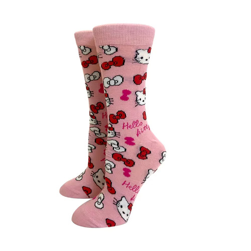 Motivsocken kitty rosa - "kitty",