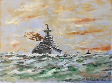 Schlachtschiff Bismarck 1940