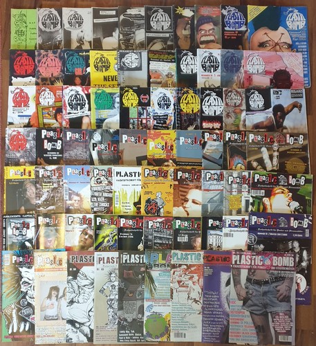 Plastic bomb fanzine sammlung - plastic,