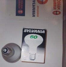 1x SYLVANIA  CONCENTRA 60 W 230V Reflektor Strahler E27 Flood 80° matt R80 neu!