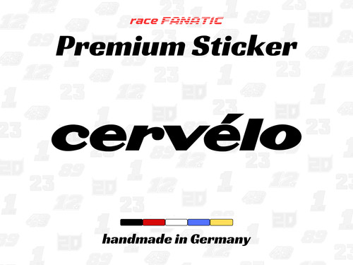 Cervelo schriftzug aufkleber - cervelo,