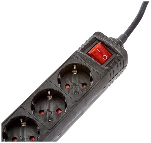 Steckdosenleiste fach mit - steckdosenleiste, 6-fach