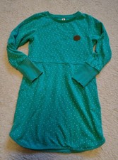 Kleid langarm Größe 134 140 grün für Mädchen