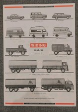 WIKING Katalog Bildpreisliste 1980/81 Prospekt HO 1:87+N 1:160 Neu NOS 