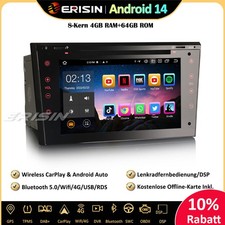 DAB+Android 14 Autoradio GPS CarPlay Navi CD Opel Corsa C/D Antara Zafira Vectra