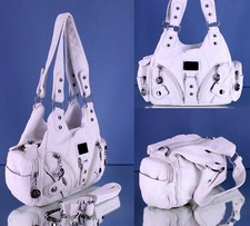 Kleine Damen Handtasche weiß