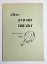 Lübkes Green Report Under the