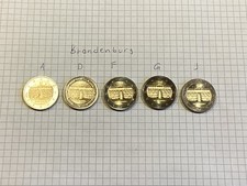 2 Euro Sondermünzen 2020 Brandenburg A D F G J aus Umlauf 5 Münzen 