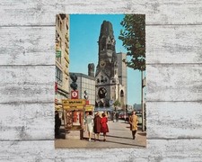 AK Berlin Kurfüstendamm Gedächtniskirche VW Käfer Bulli Werbung Mode Postkarte