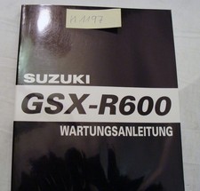 Suzuki GSX R 600 K4-K5 Original Werkstatthandbuch Wartungsanleitung Rep. deutsch