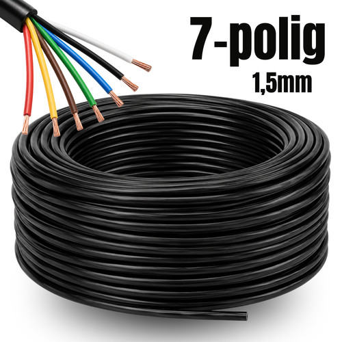 Adriges kabel 7x1 - kabel, 7x1,5