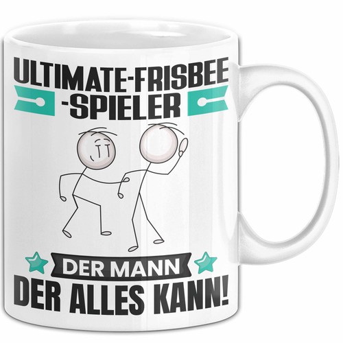 Ultimate frisbee spieler tasse - ultimate-frisbee-spieler,