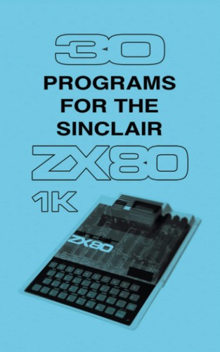 Sinclair zx80 programme - zx80, 30