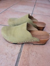 Grüne Woody  Modell Emma Clogs Grösse 41