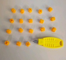 gelbe Stecker mit
