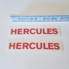 Rahmen Heck Aufkleber passend für Hercules Prima 2 3 4 5 M Ultra 2x 5,5cm Rot