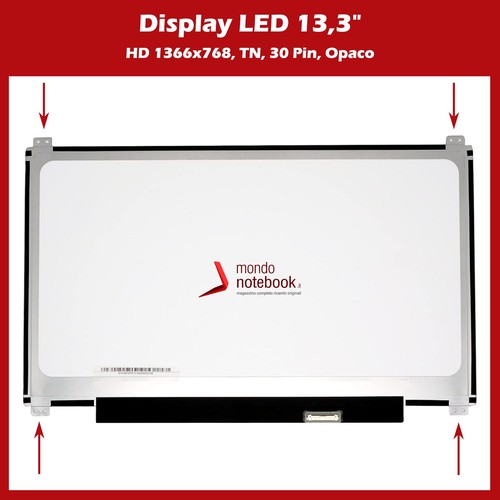 Display led - 13,3", (1366x768)