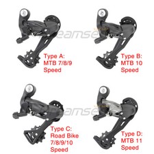 Fahrrad Schaltwerk 7/8/9/10/11-fach MTB Rennrad Schaltung Kurzer langer Käfig