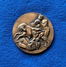 Medaille 1977 Nerino Negri Kalender Padua Bank 72 mm vorzüglich