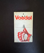 1 x alter Veedol Ölwechselzettel / Ölanhänger / Ölzettel aus den 50er Jahren