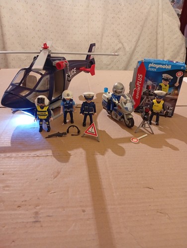 Playmobil polizei hubschrauber - playmobil,