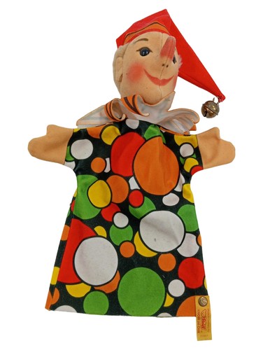 Steiff handpuppe clown - clown, mit