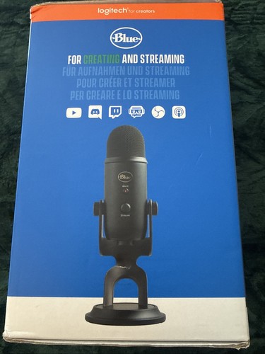 Blue yeti mikrofon schwarz - mikrofon,