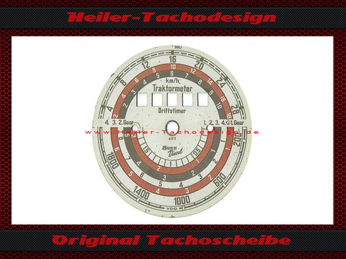 Tachoscheibe für traktormeter - tachoscheibe,