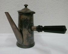 Antik Christofle Sabattini Paris Espresso Kanne Kocher Kaffee versilbert