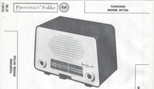1958 TONFUNK W706 Tube RADIO